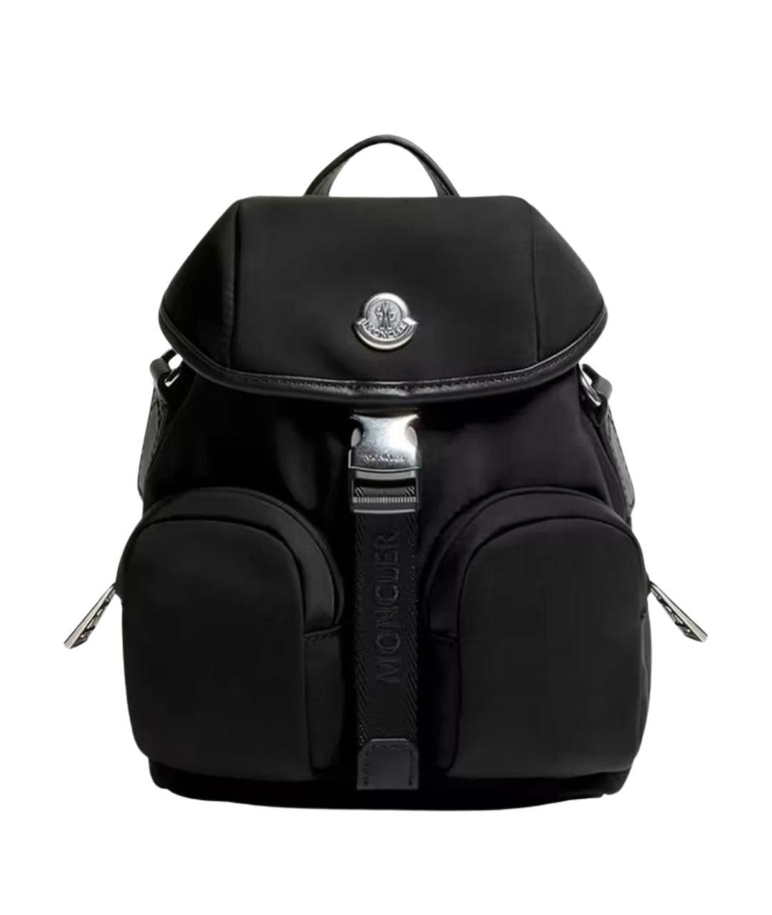 MONCLER Черный тканевый рюкзак, фото 1