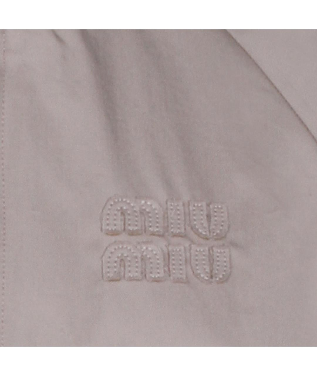 MIU MIU Хаки хлопковая куртка, фото 4