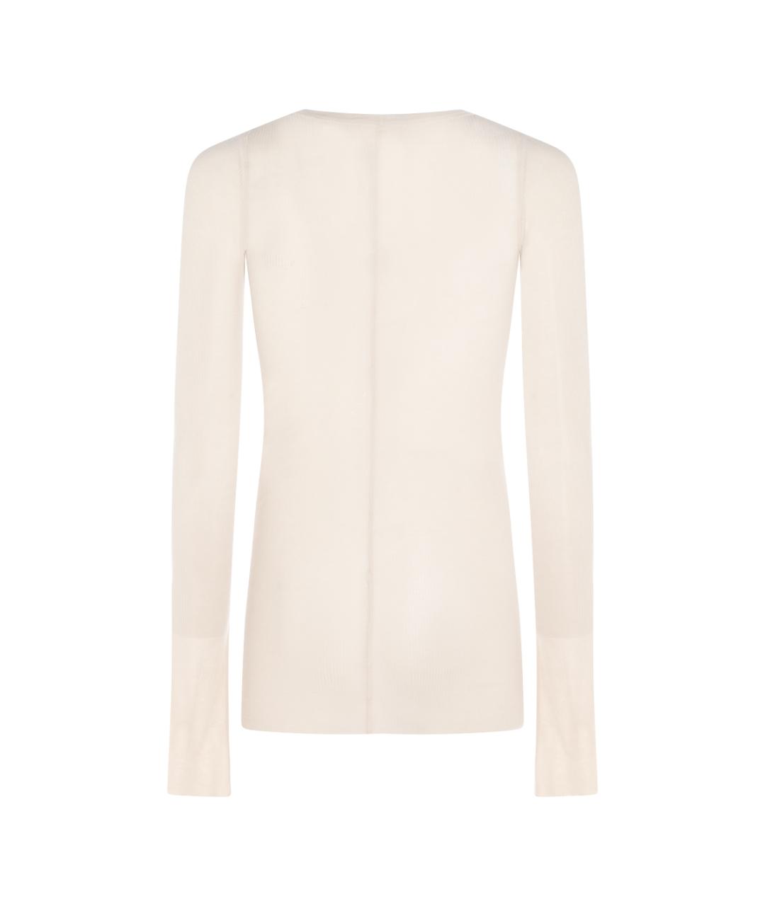 RICK OWENS Бежевый вискозный джемпер / свитер, фото 2