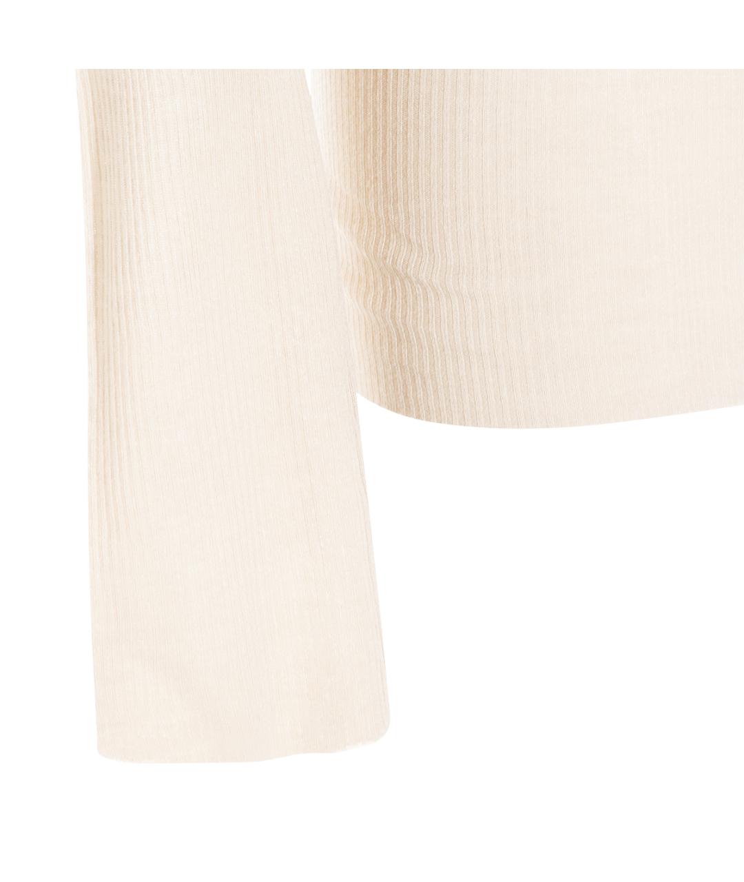 RICK OWENS Бежевый вискозный джемпер / свитер, фото 4