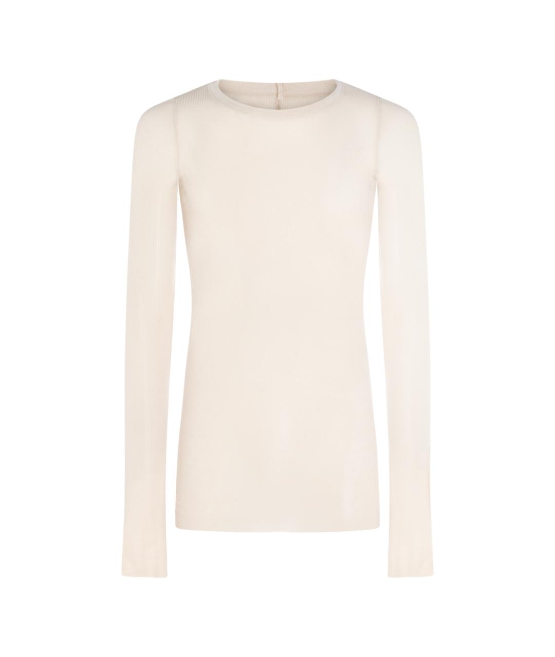 RICK OWENS Бежевый вискозный джемпер / свитер, фото 1