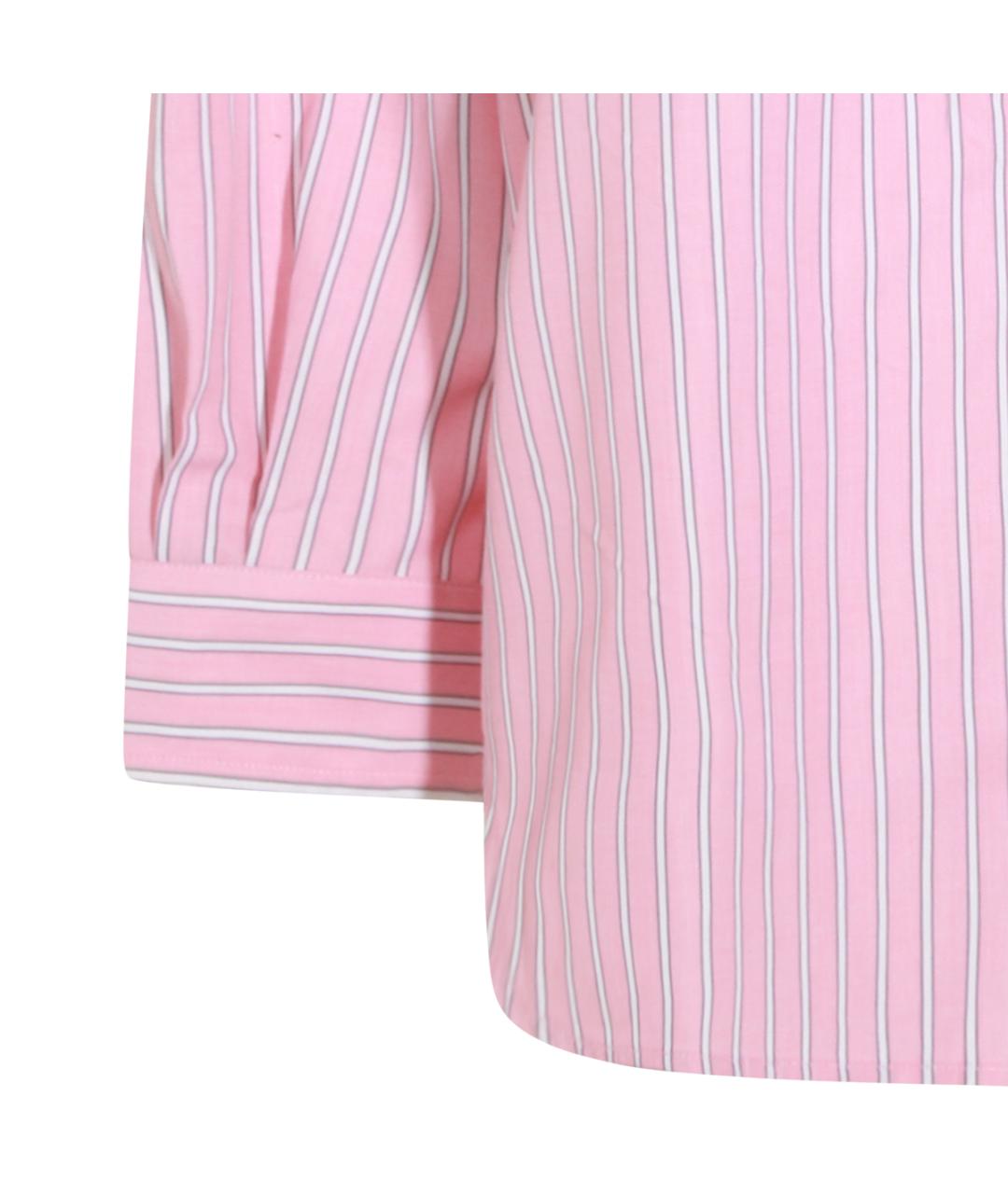 MIU MIU Розовая хлопковая рубашка, фото 4
