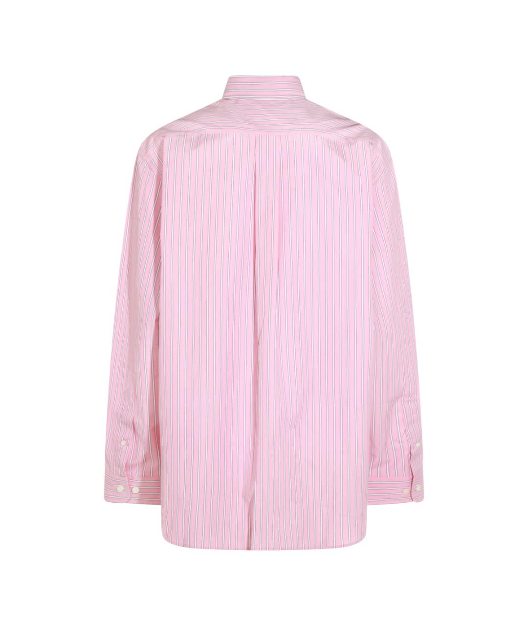 MIU MIU Розовая хлопковая рубашка, фото 2