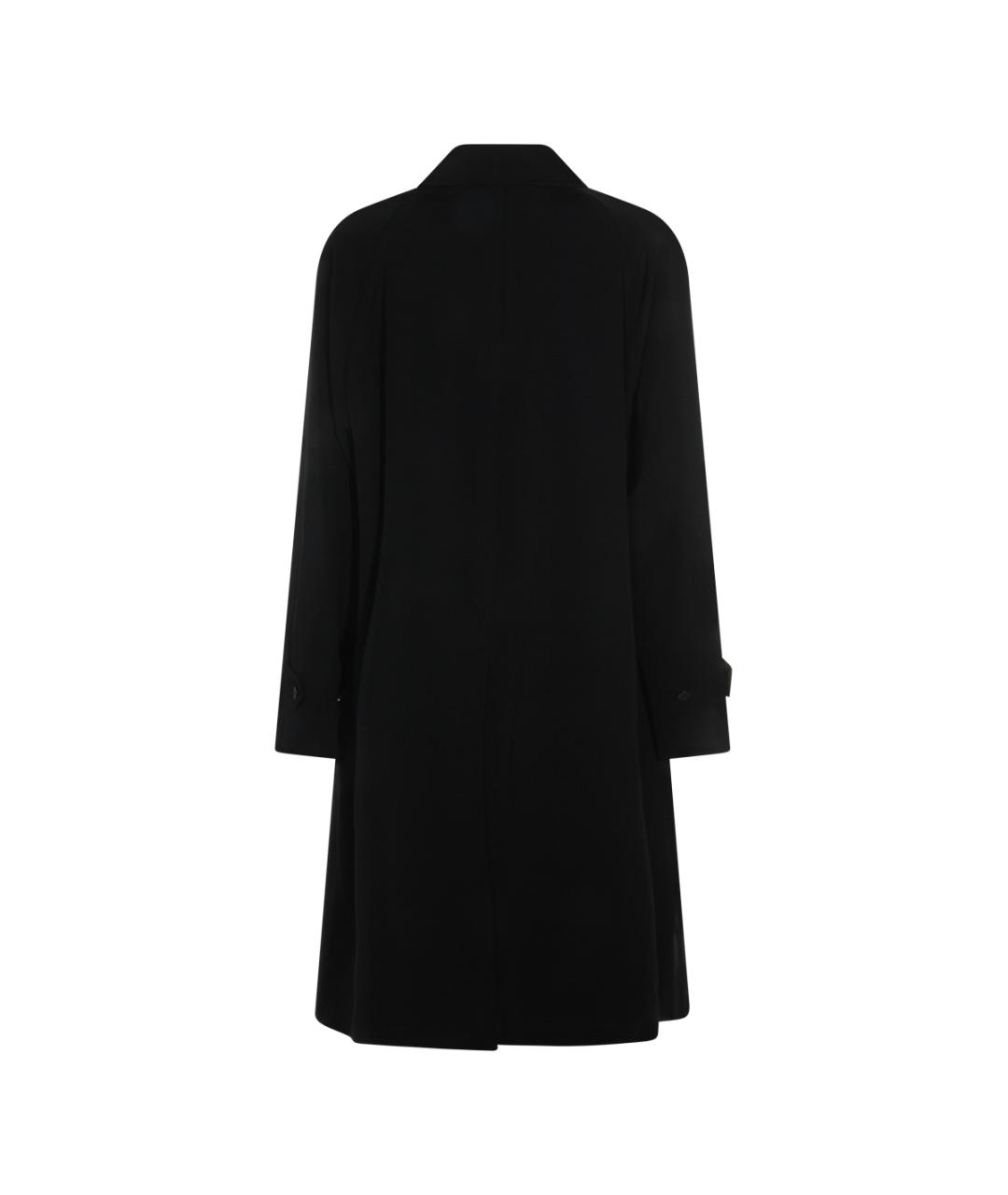 THE ROW Темно-синий шерстяной тренч/плащ, фото 2