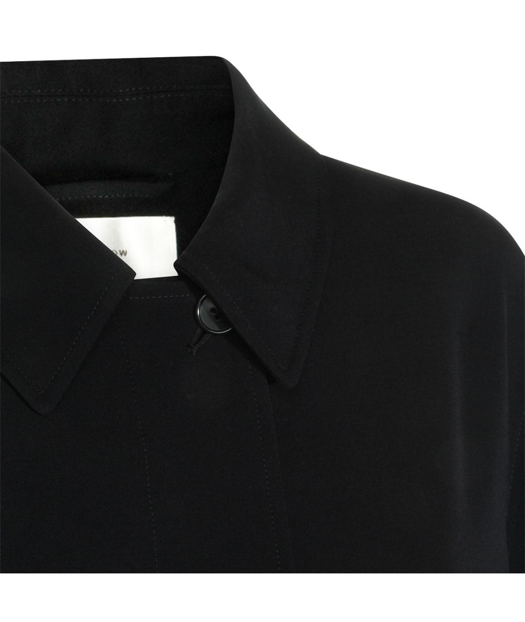 THE ROW Темно-синий шерстяной тренч/плащ, фото 3