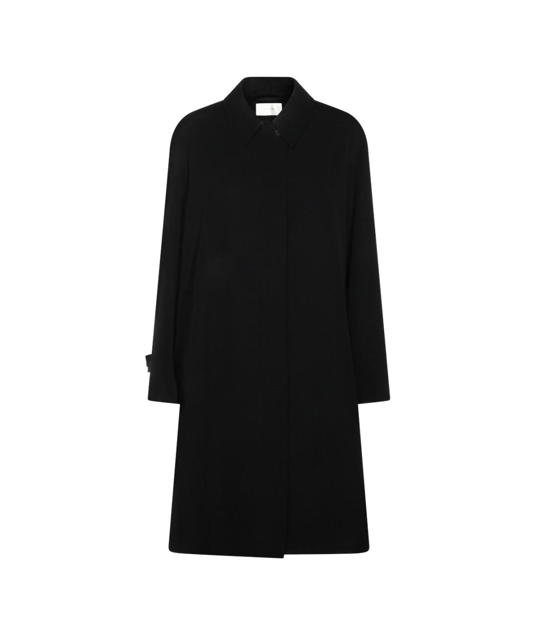 THE ROW Темно-синий шерстяной тренч/плащ, фото 1