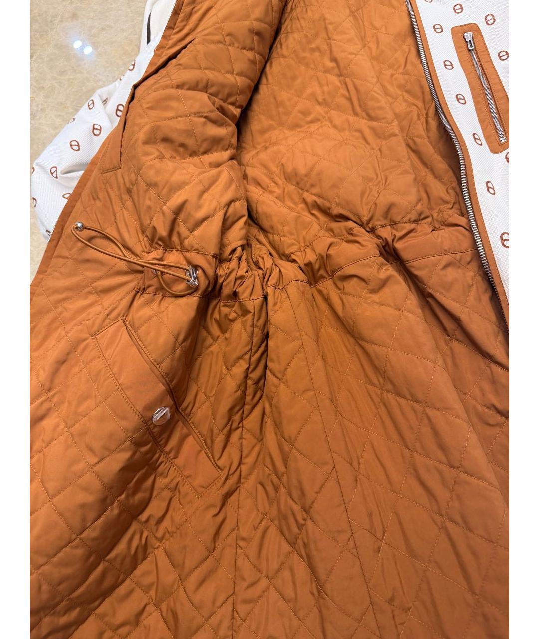 HERMES Белая деним куртка, фото 4