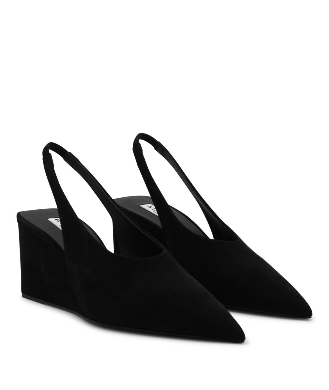 ALAIA Черные замшевые туфли, фото 2