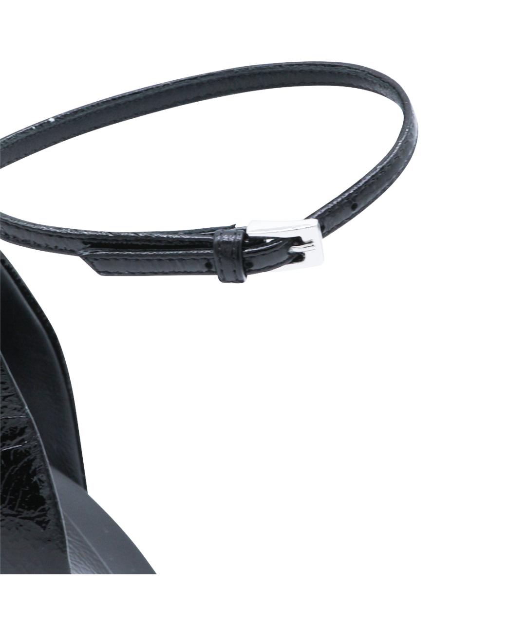 ALAIA Черные кожаные туфли, фото 4