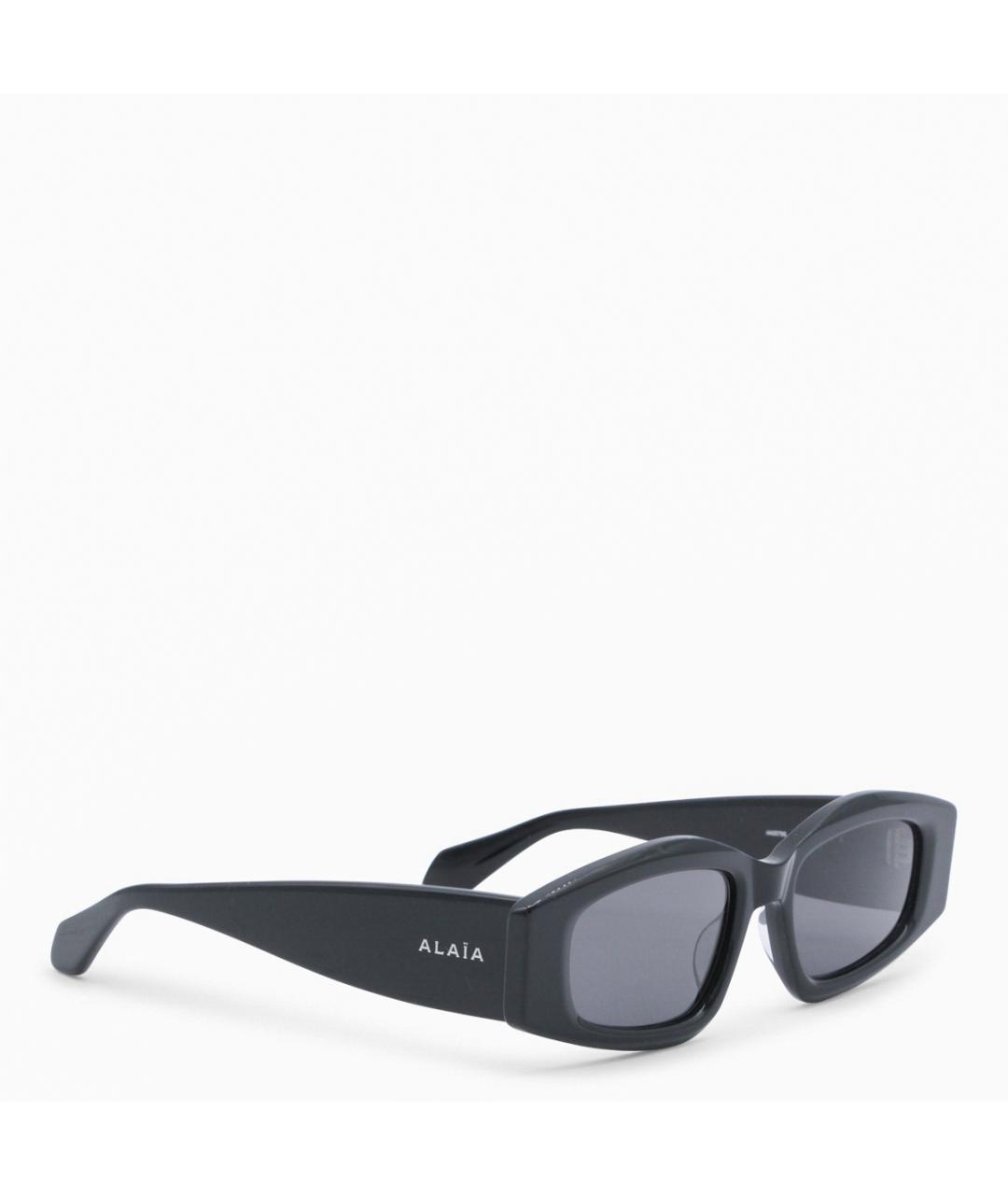 ALAIA Черные пластиковые солнцезащитные очки, фото 4