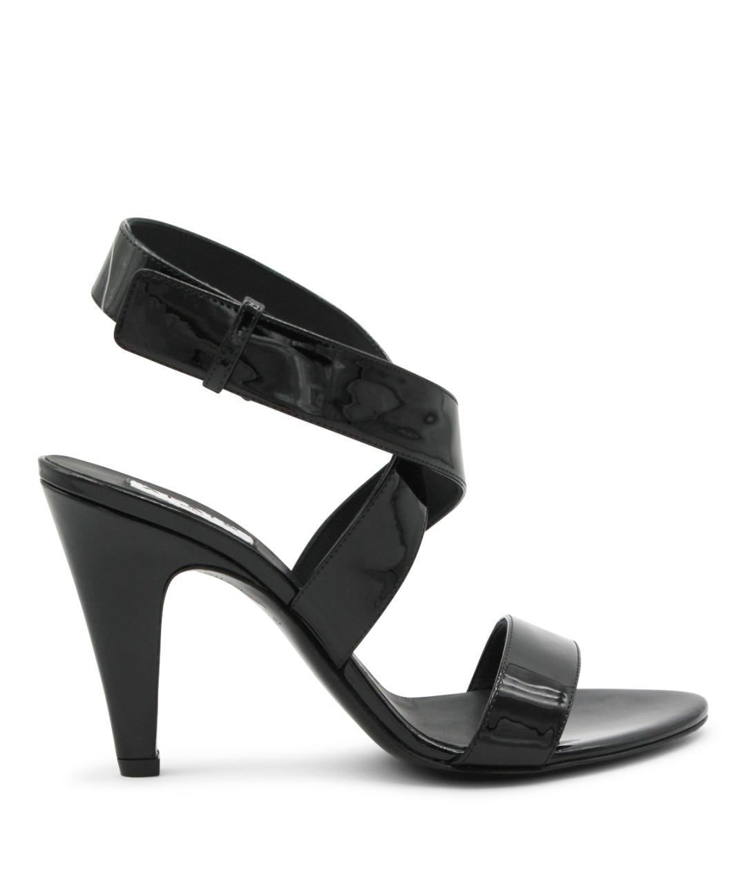 ALAIA Черные кожаные босоножки, фото 1