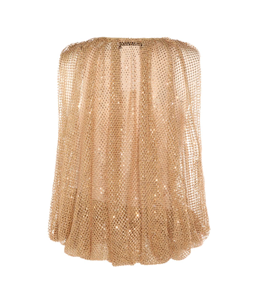 SPORTMAX Бежевая полиэстеровая майка, фото 2