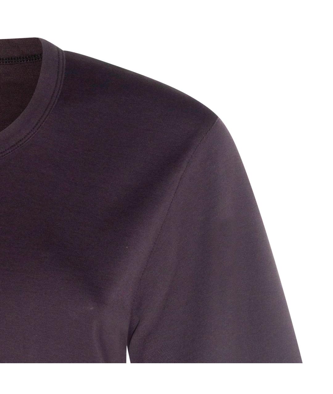 LEMAIRE Черная хлопковая футболка, фото 3