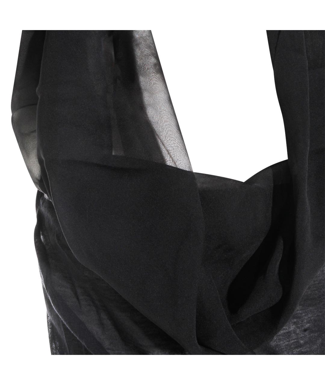 RICK OWENS Черная хлопковая майка, фото 3