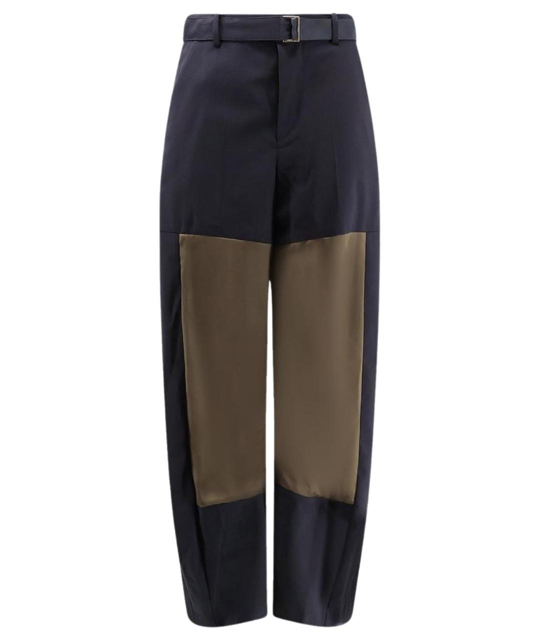 SACAI Мульти шерстяные брюки широкие, фото 1