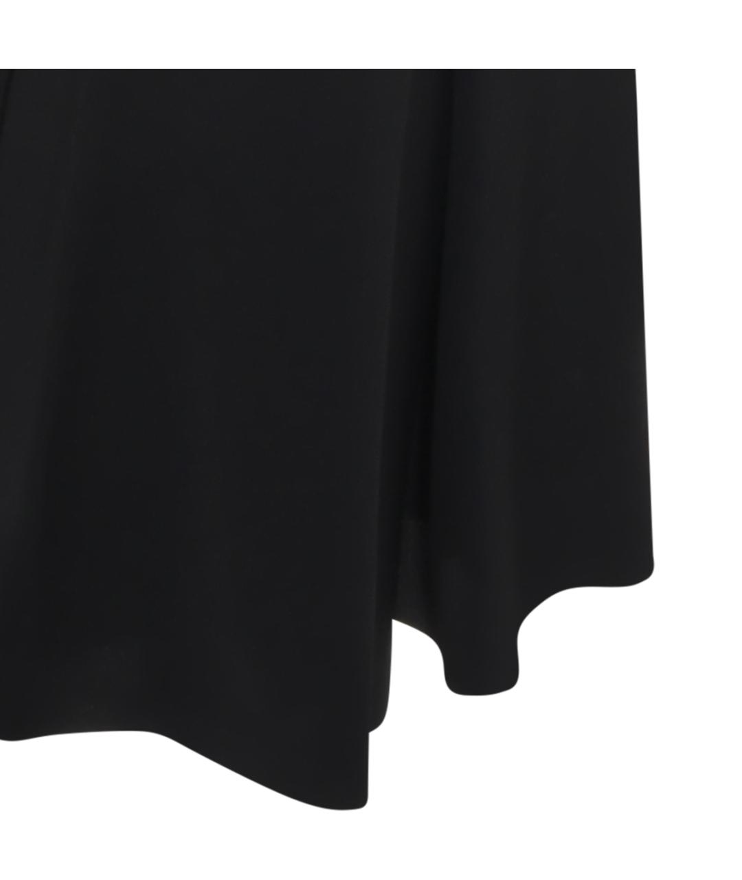 RICK OWENS Черная ацетатная юбка миди, фото 7