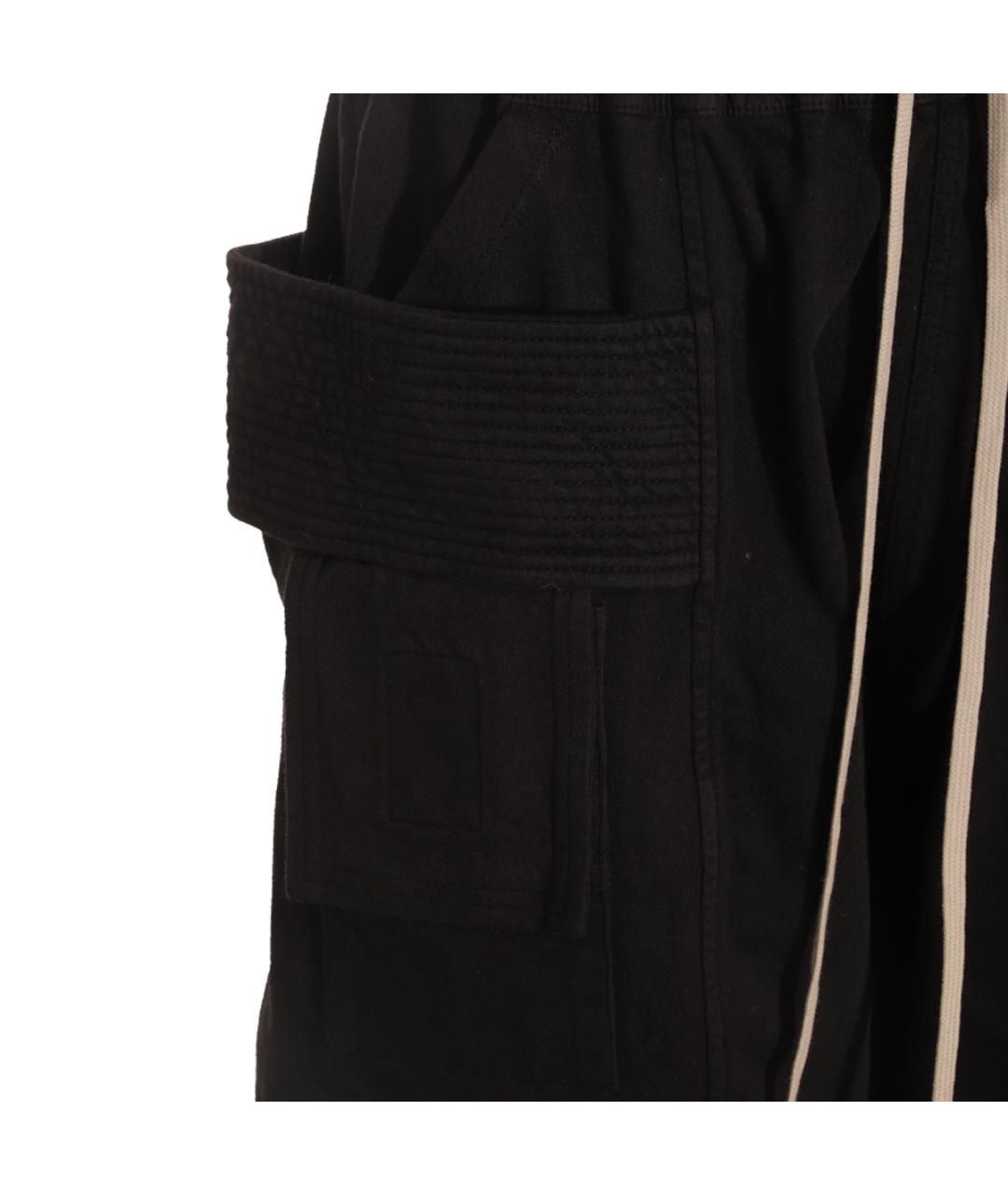 RICK OWENS DRKSHDW Черные хлопковые шорты, фото 3