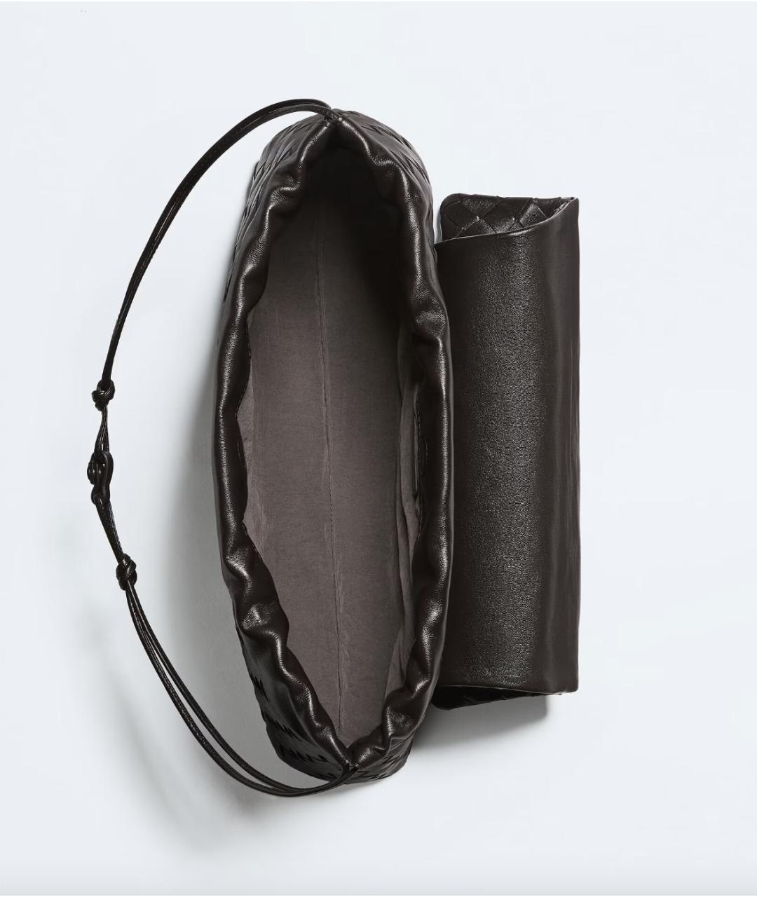 BOTTEGA VENETA Коричневая кожаная сумка через плечо, фото 3