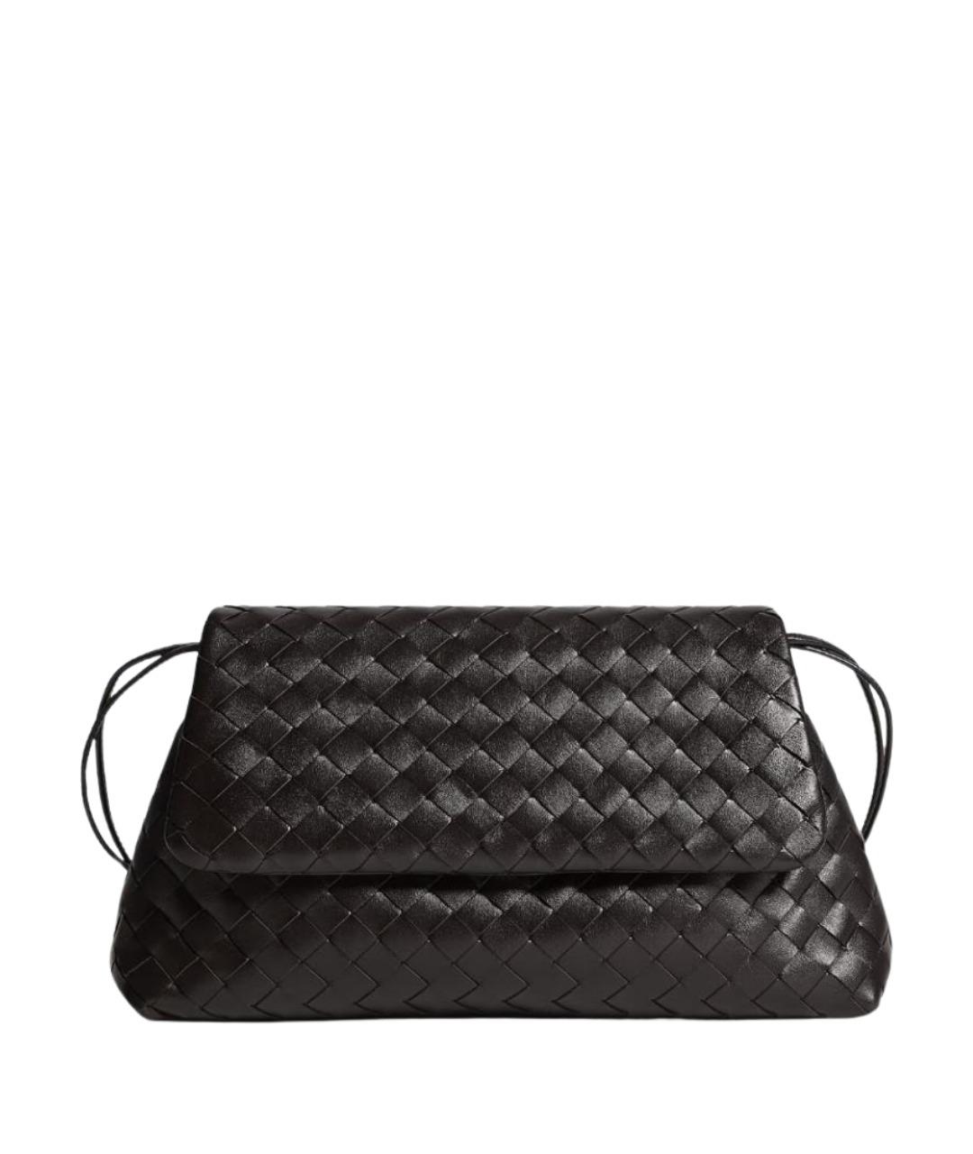 BOTTEGA VENETA Коричневая кожаная сумка через плечо, фото 1