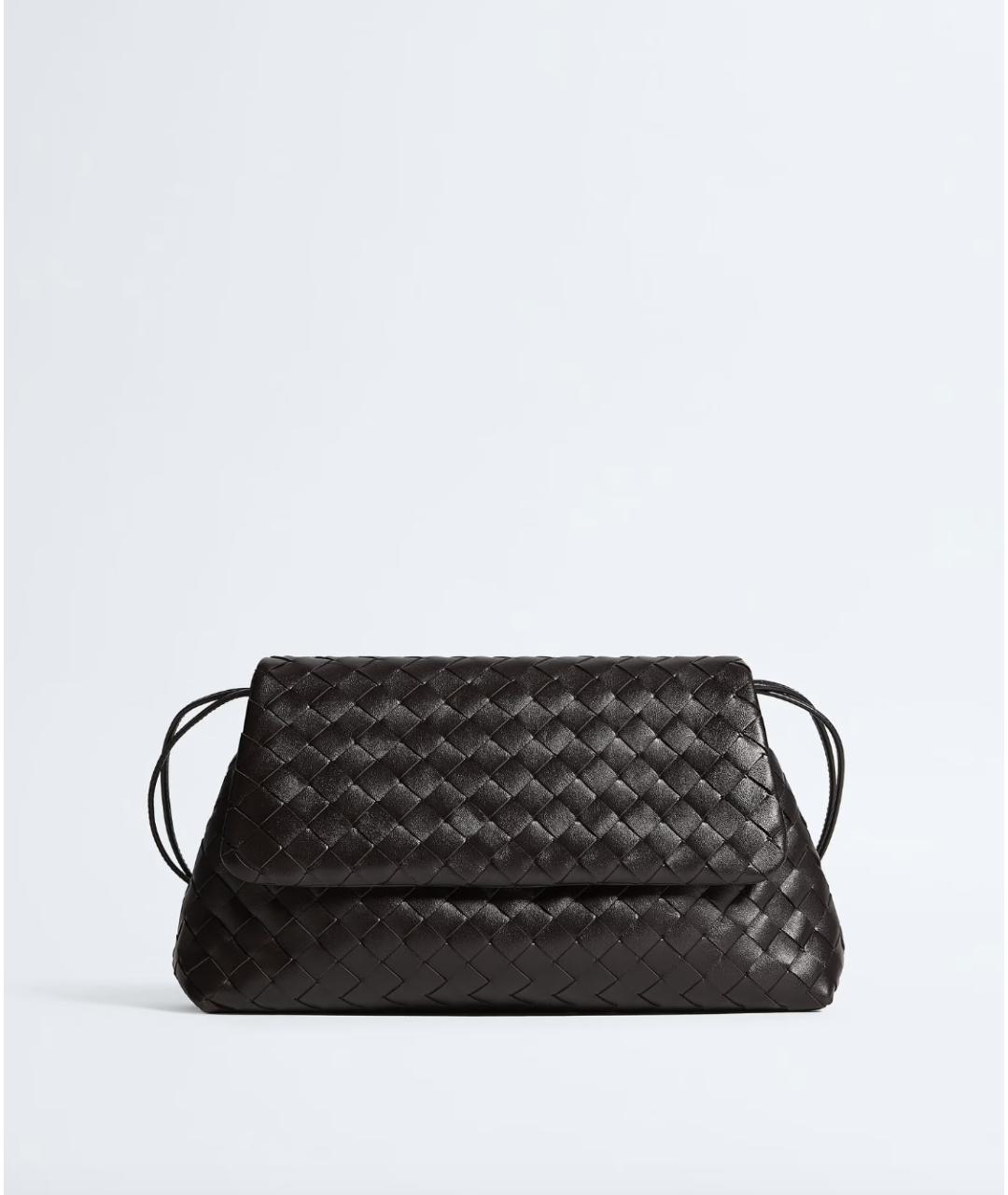 BOTTEGA VENETA Коричневая кожаная сумка через плечо, фото 7