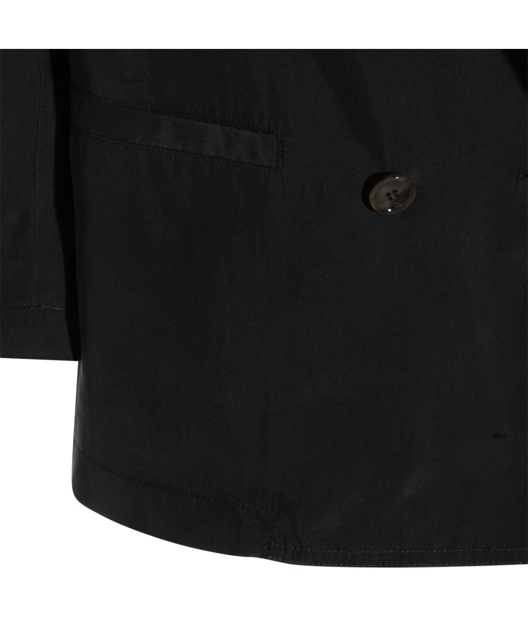 SAINT LAURENT Черный шелковый жакет/пиджак, фото 3