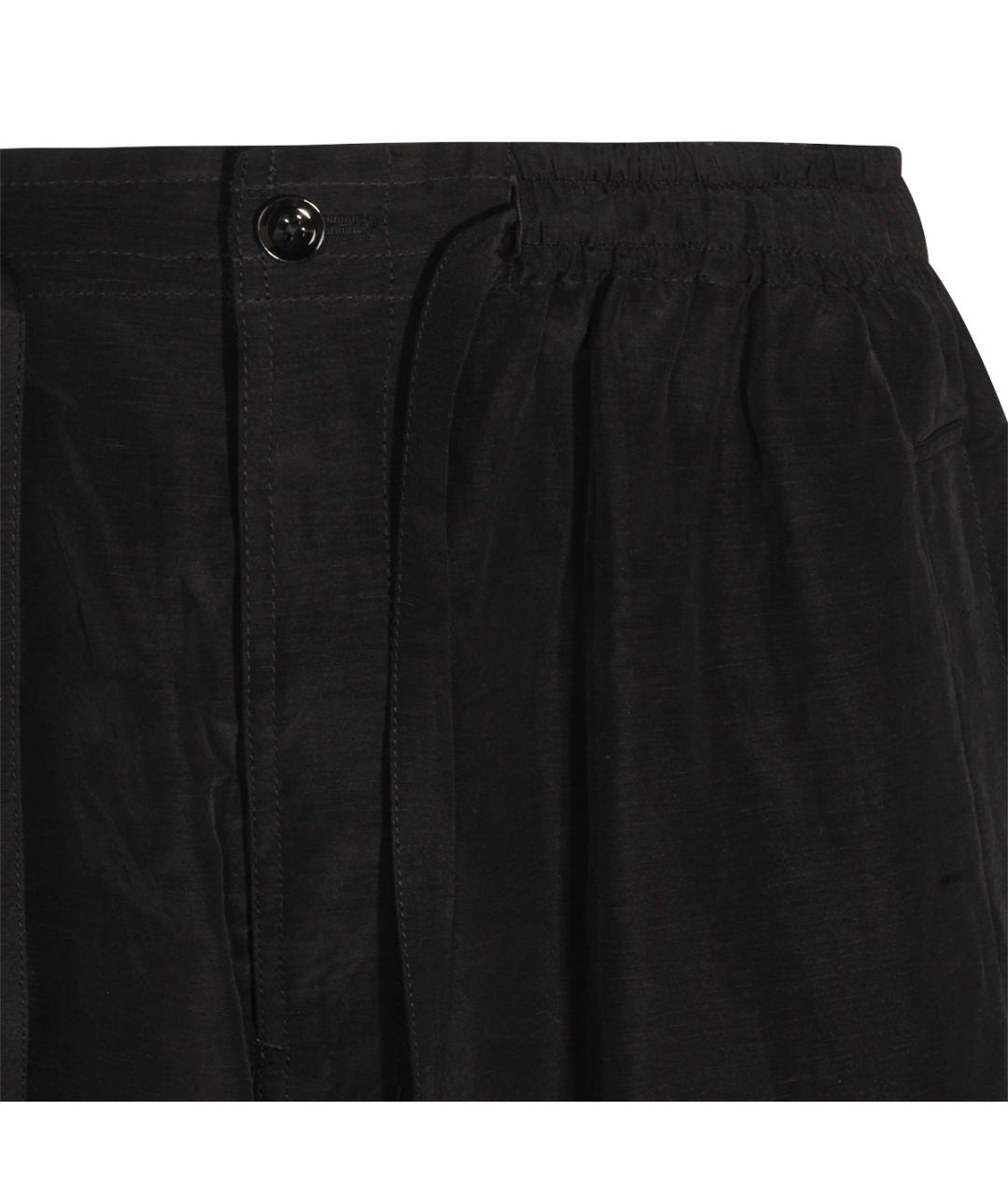 LEMAIRE Черные хлопковые повседневные брюки, фото 3