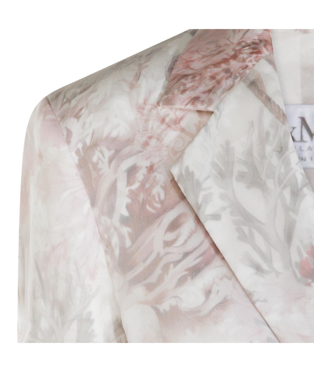 MAX MARA Мульти шелковый жакет/пиджак, фото 4