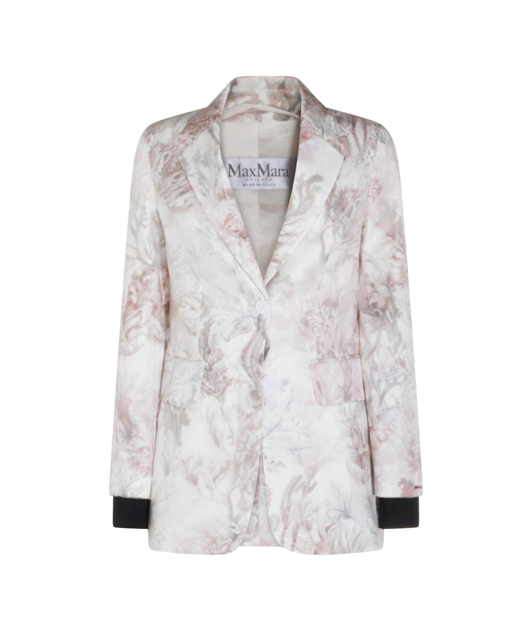 MAX MARA Мульти шелковый жакет/пиджак, фото 1