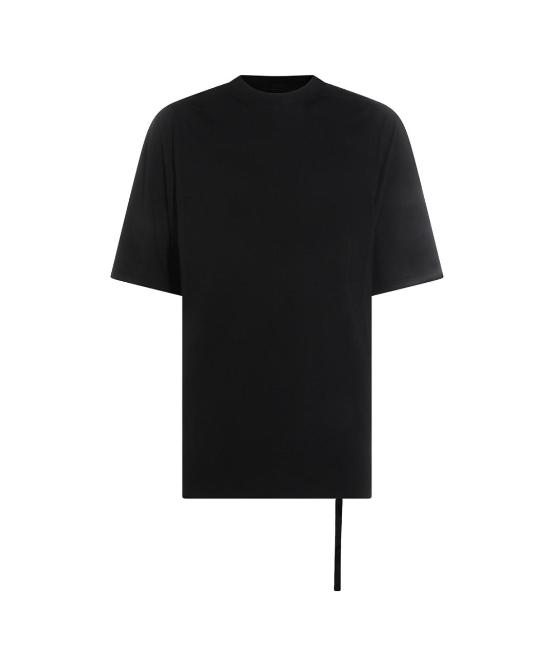 RICK OWENS DRKSHDW Черная хлопковая футболка, фото 1