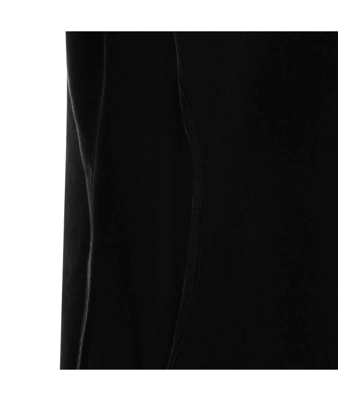 RICK OWENS DRKSHDW Черная хлопковая футболка, фото 3