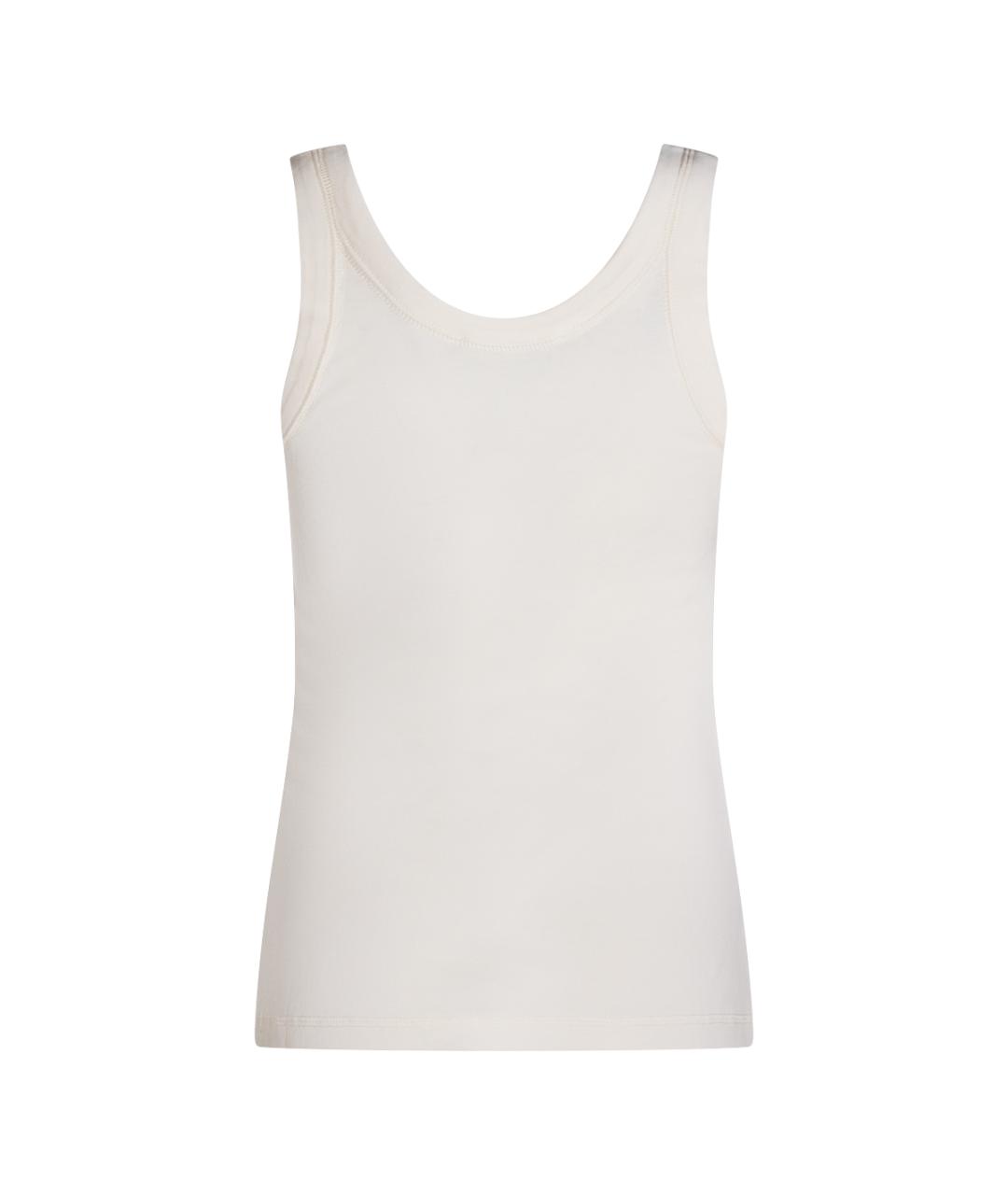 LEMAIRE Бежевая хлопковая майка, фото 2