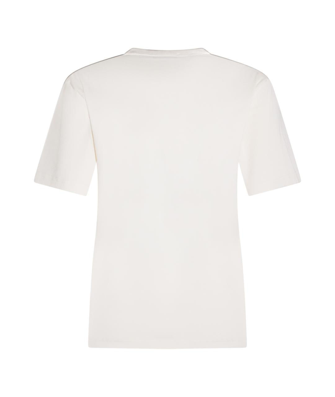 LEMAIRE Белая хлопковая футболка, фото 2