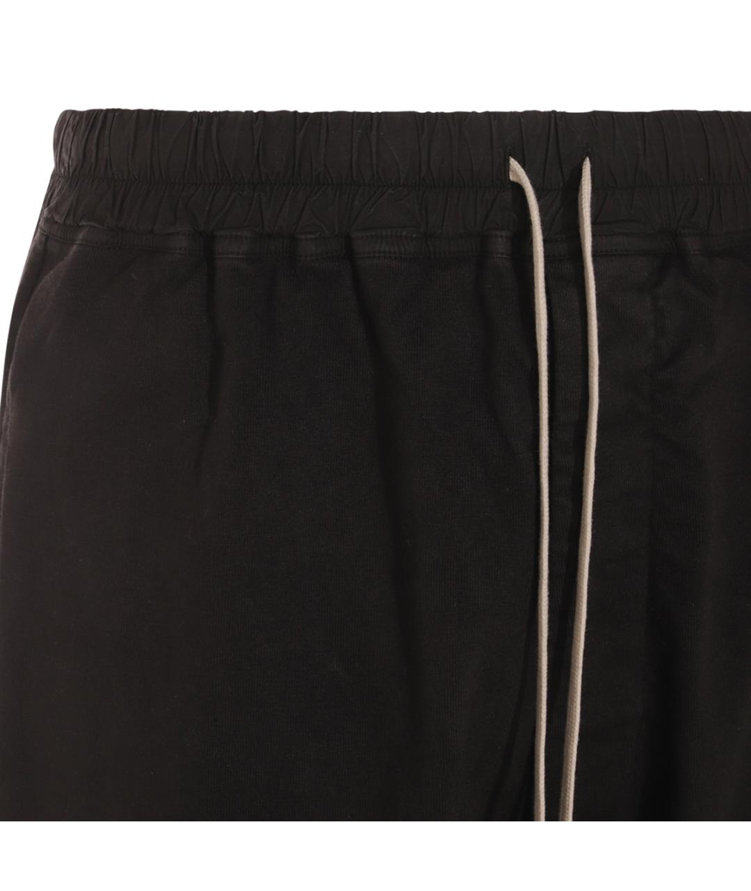 RICK OWENS DRKSHDW Черные хлопковые шорты, фото 3
