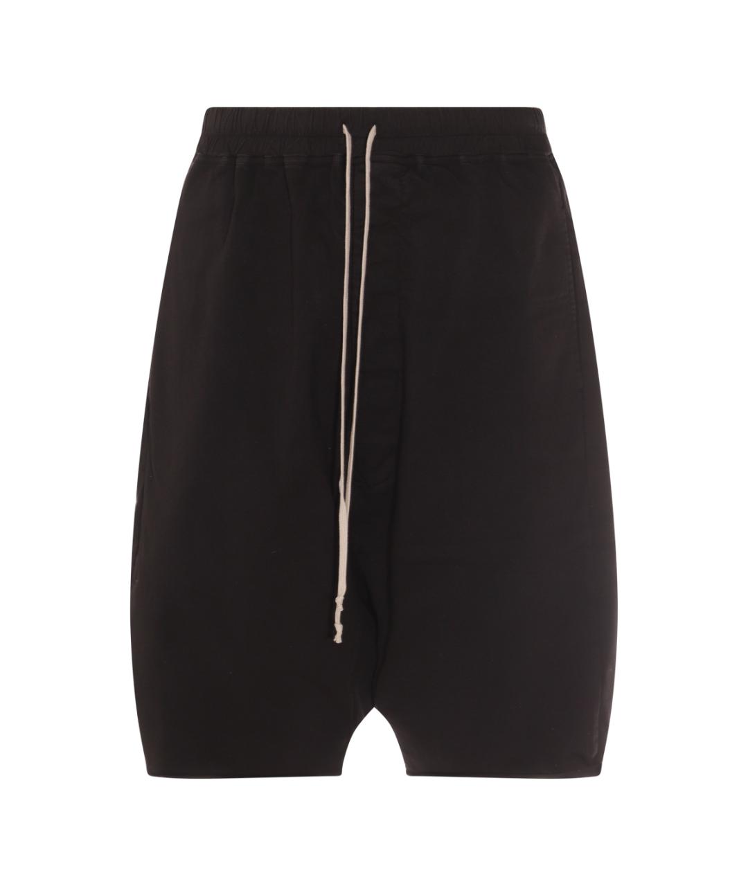 RICK OWENS DRKSHDW Черные хлопковые шорты, фото 1