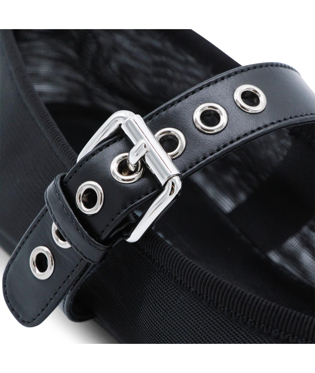 MIU MIU Черные балетки, фото 4