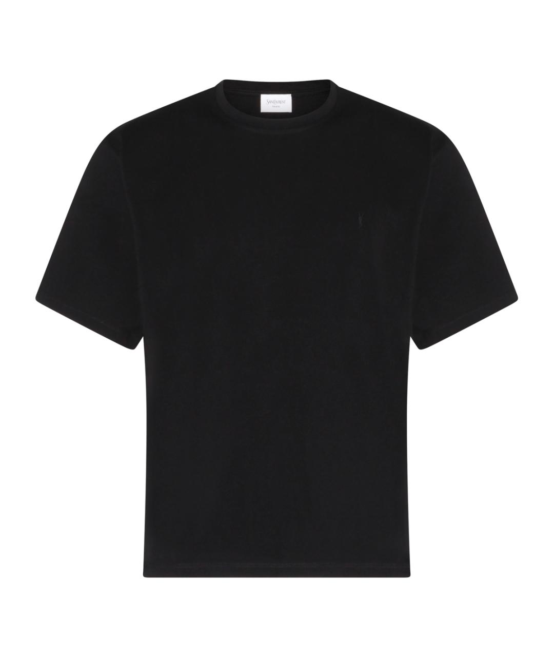 SAINT LAURENT Черная футболка, фото 1