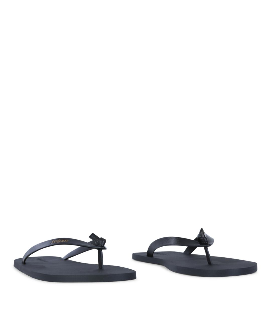 SAINT LAURENT Черные низкие ботинки, фото 2