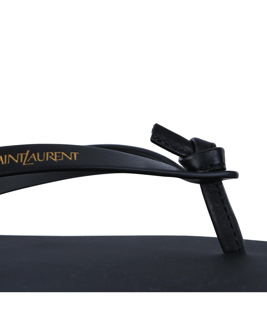 SAINT LAURENT Черные низкие ботинки, фото 4