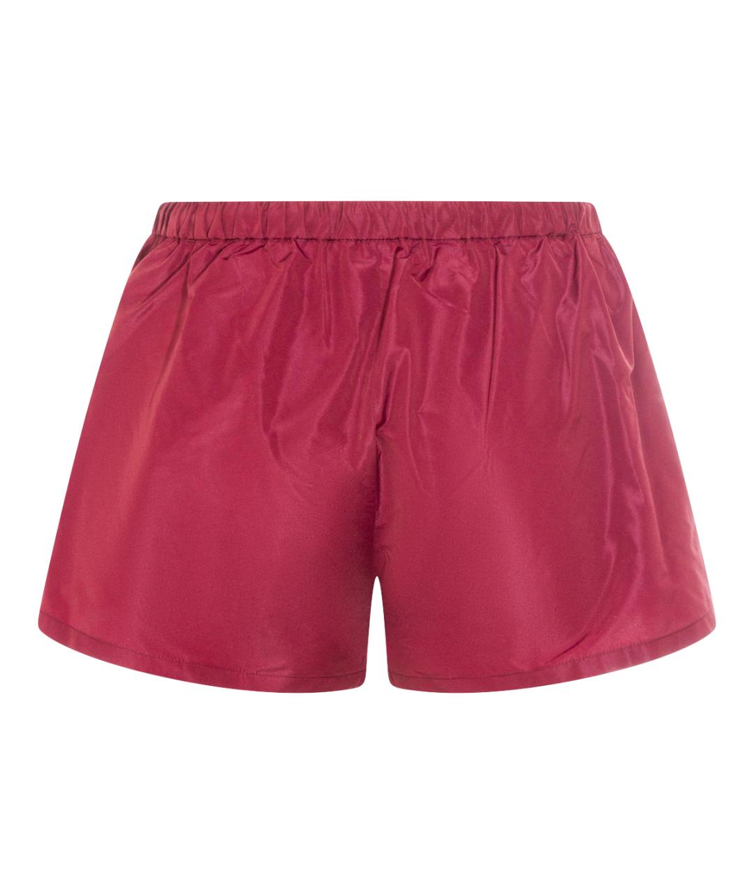MIU MIU Розовые полиэстеровые шорты, фото 2