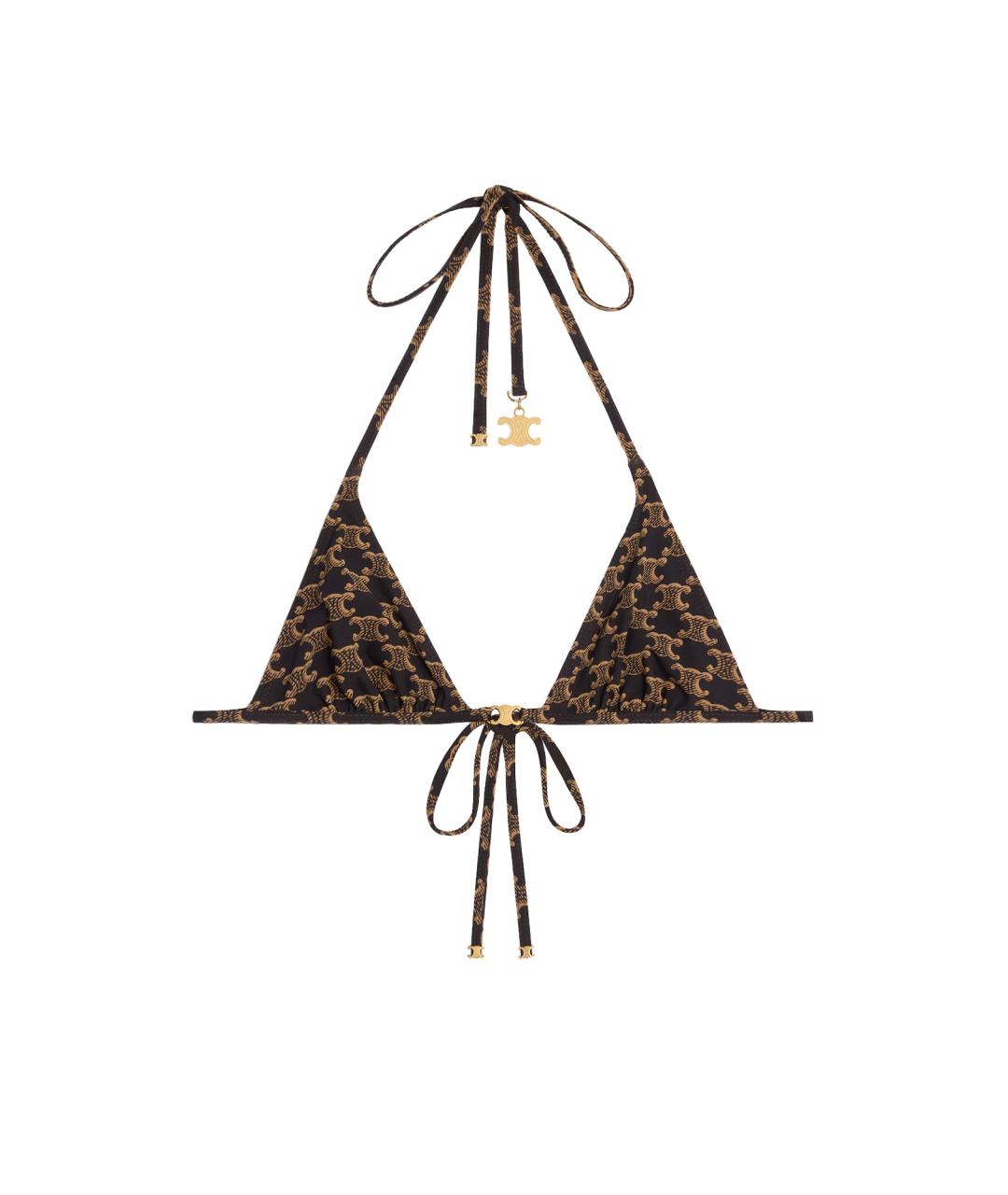 CELINE Коричневый купальник, фото 1