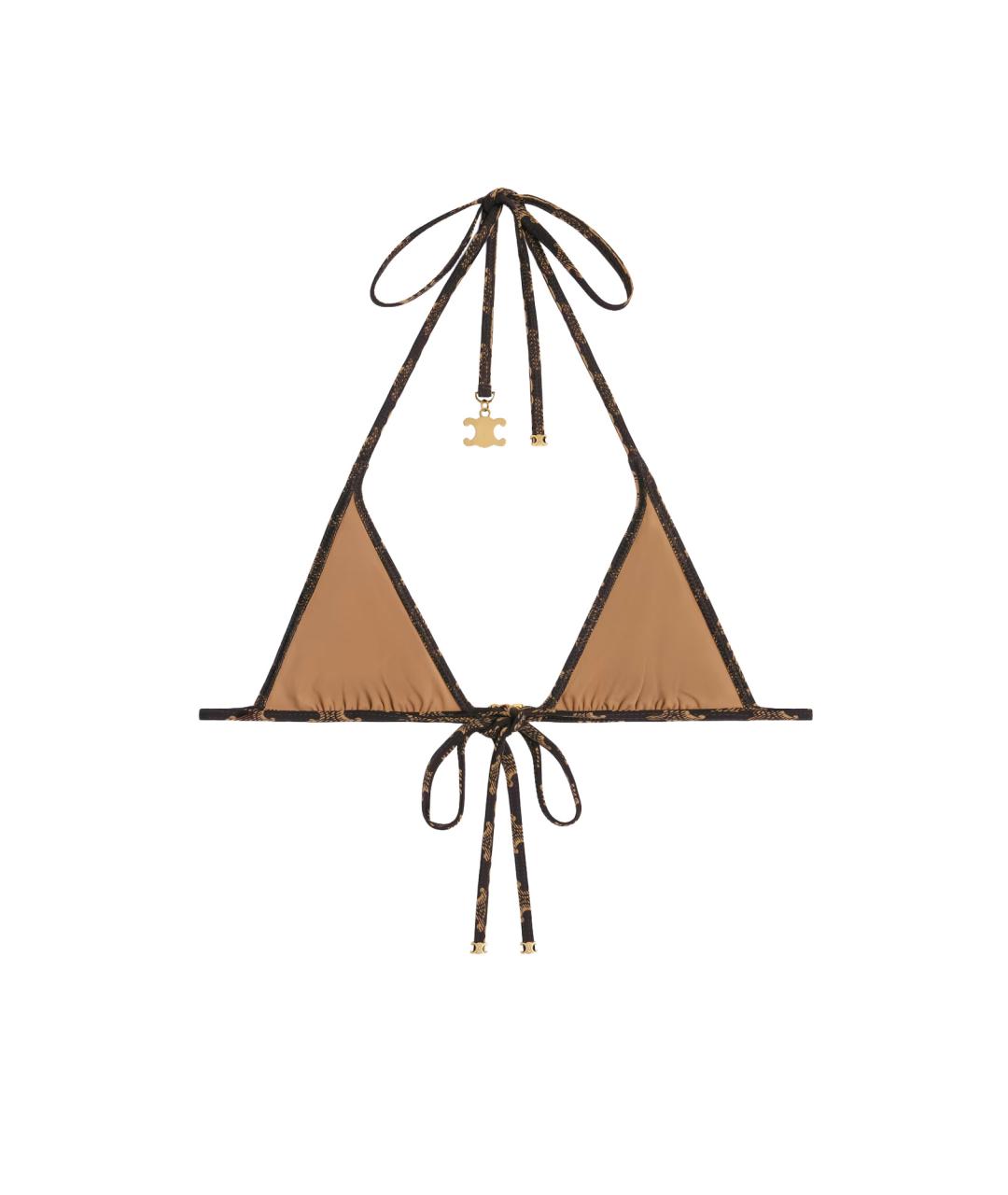 CELINE Коричневый купальник, фото 2