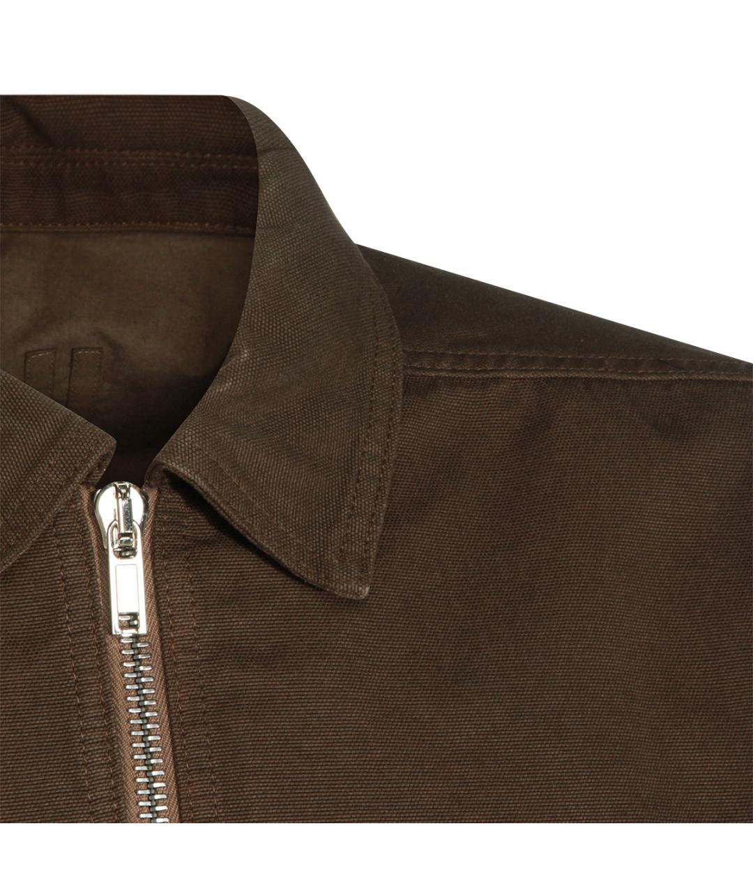 RICK OWENS DRKSHDW Хаки полиамидовая куртка, фото 4