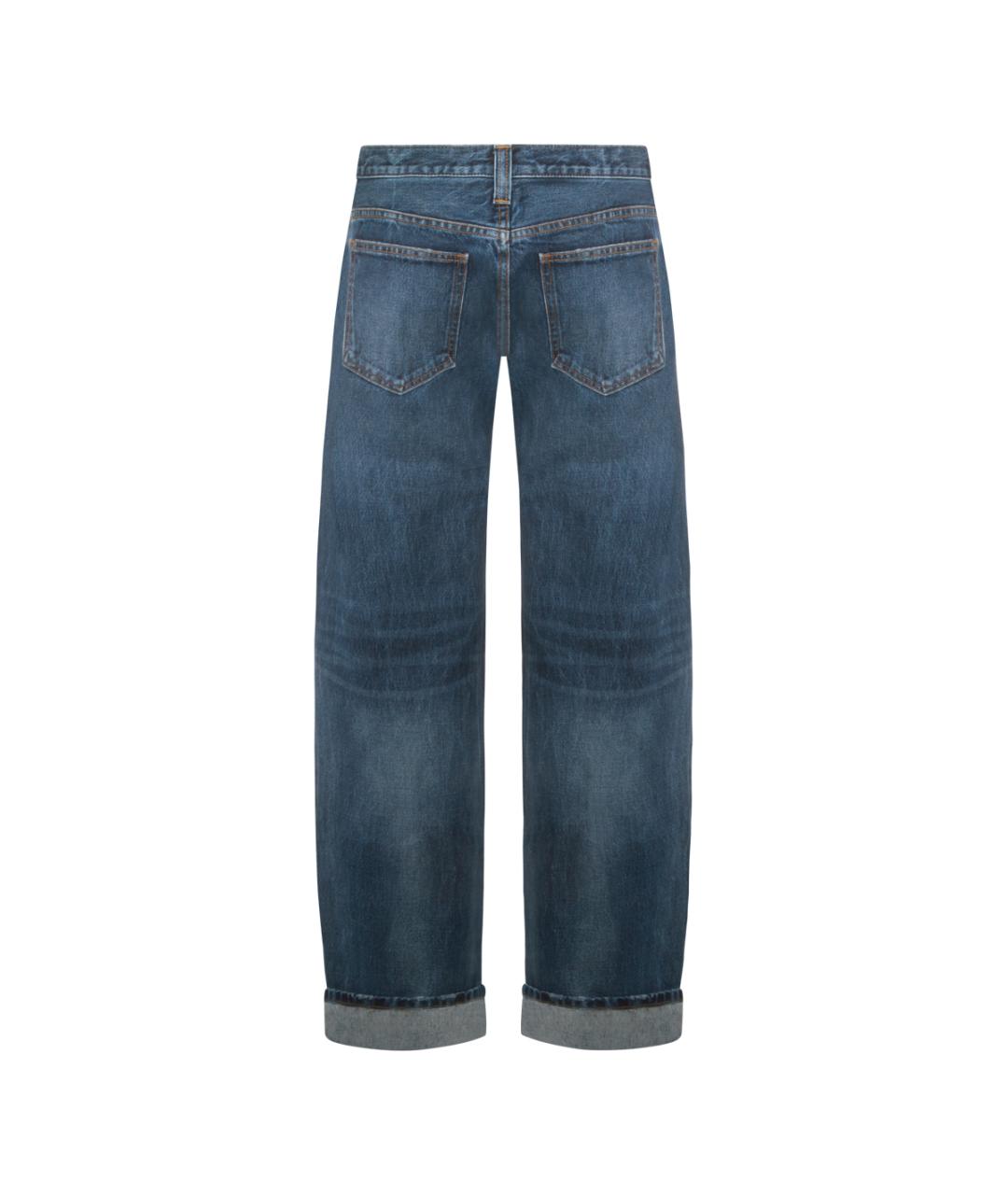 KHAITE Синие прямые джинсы, фото 2