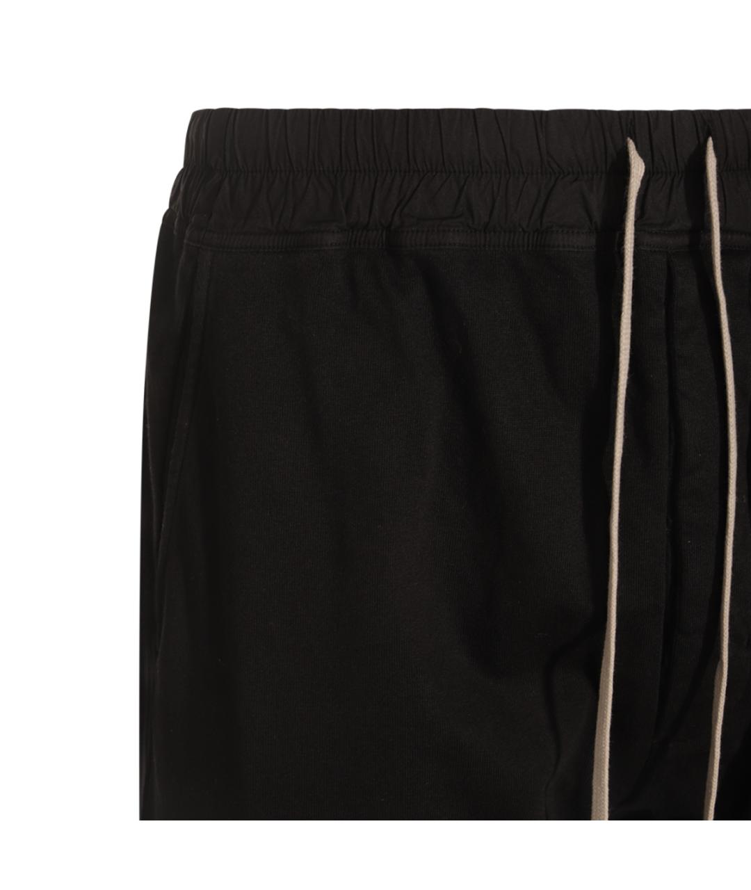 RICK OWENS DRKSHDW Черные хлопковые повседневные брюки, фото 3