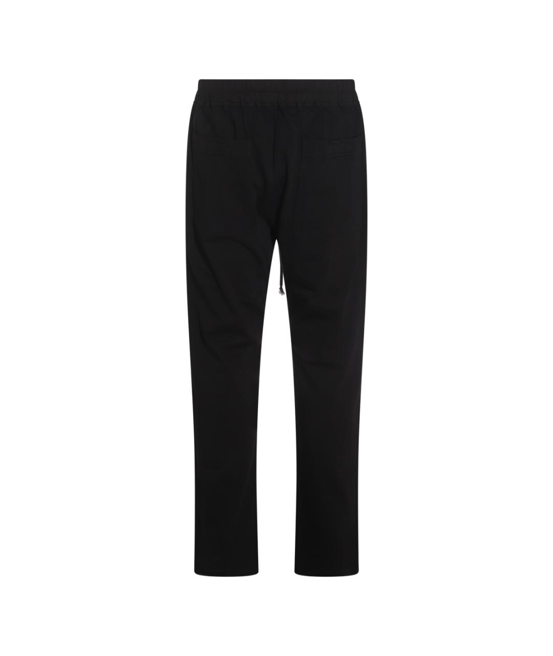 RICK OWENS DRKSHDW Черные хлопковые повседневные брюки, фото 2