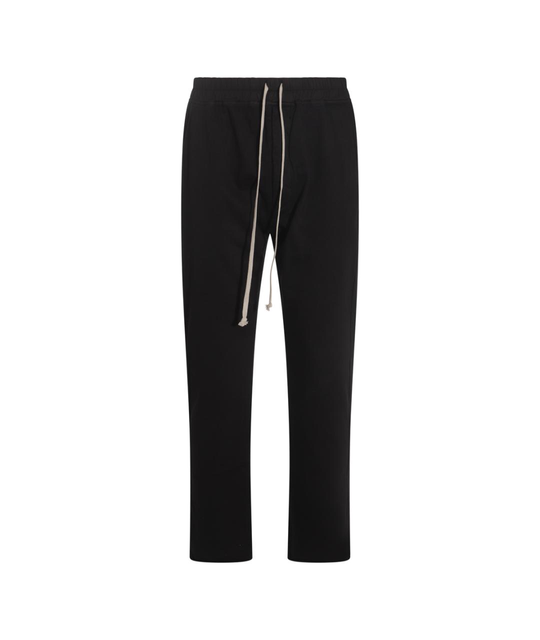RICK OWENS DRKSHDW Черные хлопковые повседневные брюки, фото 1