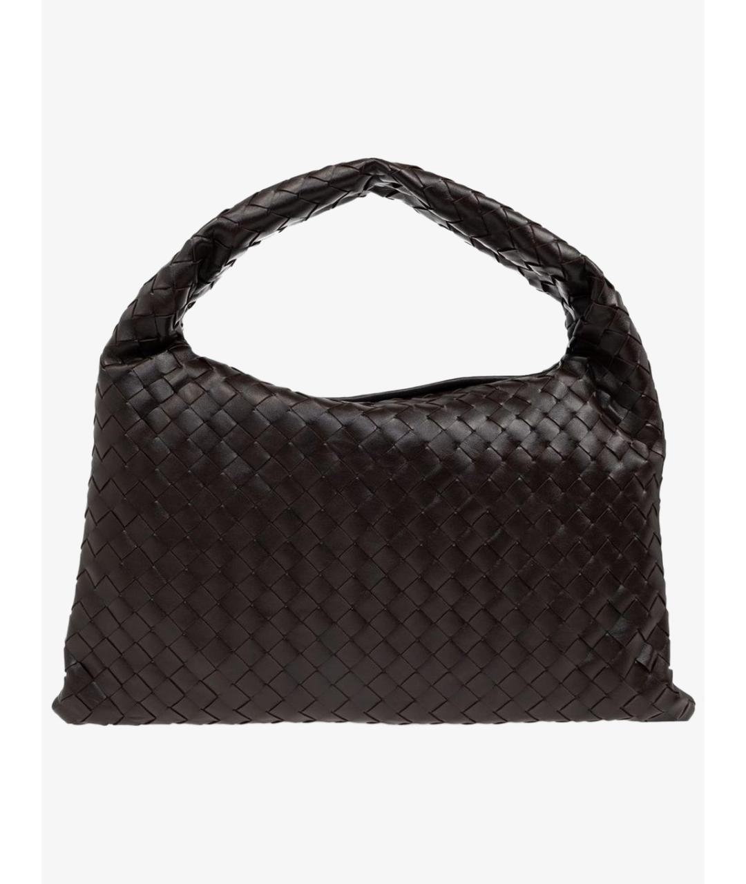 BOTTEGA VENETA Коричневая кожаная сумка через плечо, фото 2