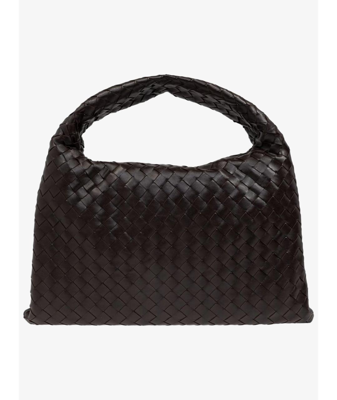 BOTTEGA VENETA Коричневая кожаная сумка через плечо, фото 1