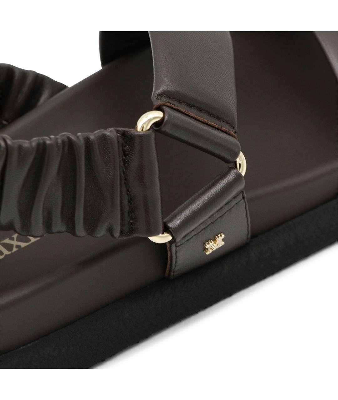 MAX MARA Кожаные сандалии, фото 4