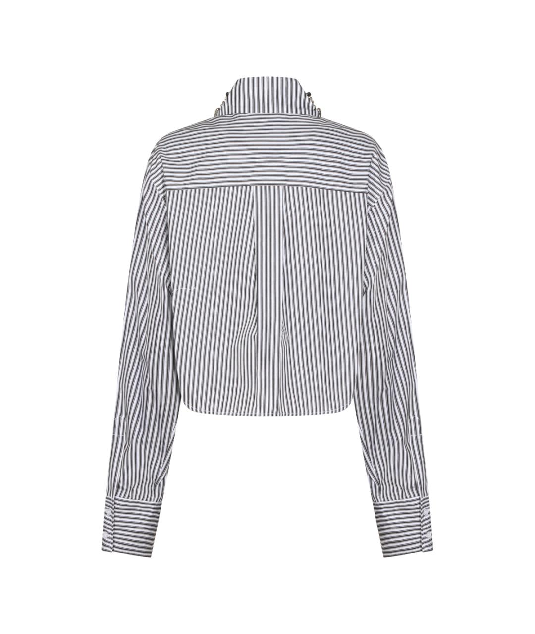 SPORTMAX Серая хлопковая рубашка, фото 2